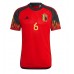 Cheap Belgium Axel Witsel #6 Home Football Shirt World Cup 2022 Short Sleeve